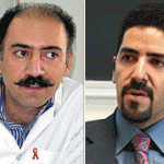 Dr. Arash Alaei (left) is serving a six year prison term in Evin Prison in Tehran. Dr. Kamiar Alae (right) was released in the fall of 2010.