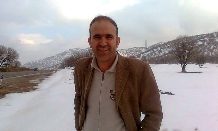 Ali Mohammad Mohammadi, a former local chief campaigner for President Hassan Rouhani, in the city of Eyvan, Ilam Province.