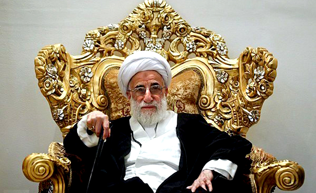 Ahmad Jannati, head of Iran’s powerful Guardian Council, in charge of disqualifying thousands of applicants in the upcoming parliamentary elections.