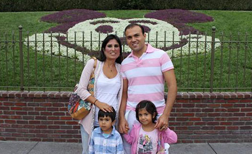 Photo description: Naghmeh Abedini: "Although a few weeks have passed since the two presidents’ phone conversation and Saeed is not free yet, I am hopeful that he will be released in the next few months. But if this does not happen I will…continue my efforts to gain my husband's release."  