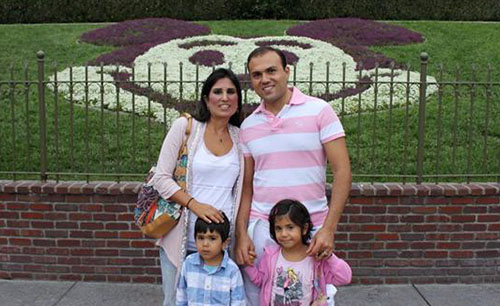 Reza_Abedini_family Photo description: Naghmeh Abedini: "Although a few weeks have passed since the two presidents’ phone conversation and Saeed is not free yet, I am hopeful that he will be released in the next few months. But if this does not happen I will…continue my efforts to gain my husband's release."