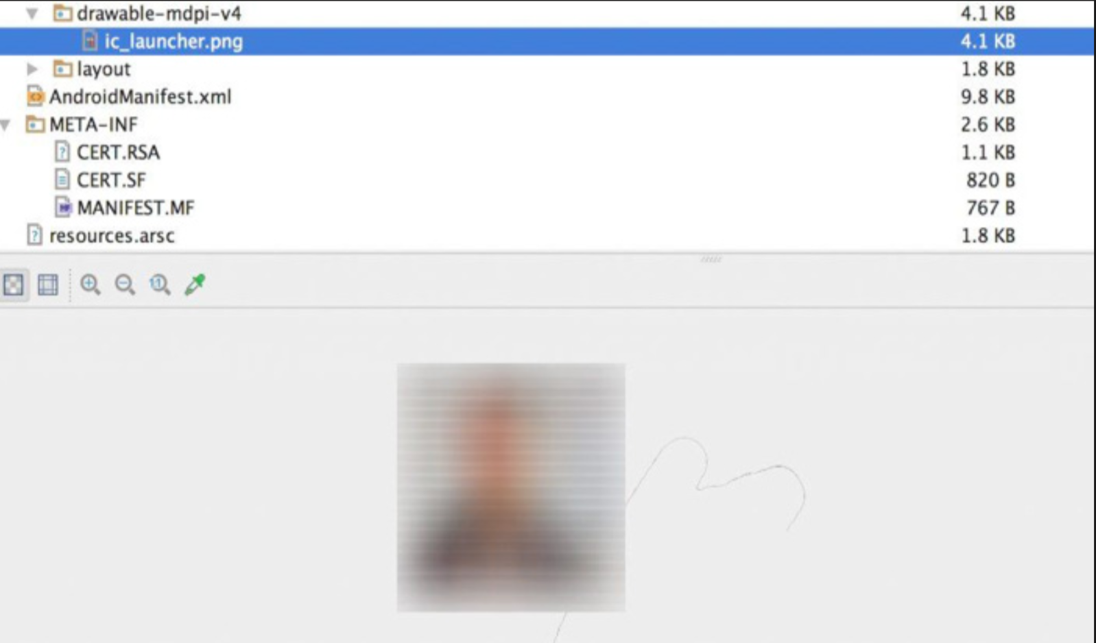 The victim’s picture was put in the malware file to deceive him.