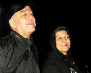 Khadijeh Moghadam Khadijeh Moghadam and her husband Akbar Khosrowshahi as they left Evin Prison in Tehran